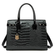 Load image into Gallery viewer, Pantent Leather Women Messenger Bags Crocodile Female Crossbody Shoulder Hand bags For Women 2022 High Quality Ladies Handbags