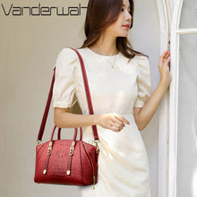 Load image into Gallery viewer, Luxury Handbags for Women 2022 New Ladies Alligator Bags Female Leather Shoulder Top-Handle Crossbody Bags Large Casual Tote Sac