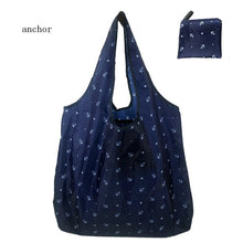 Load image into Gallery viewer, Nonwoven Reusable Shopping Bags Women Foldable Tote Bag Folding Large Capacity Handbags Portable Cloth Eco Grocery Bag