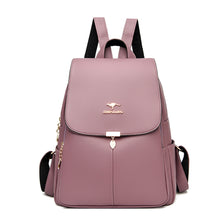 Load image into Gallery viewer, Large Capacity Women Backpack Purses High Quality Leather Female Vintage Bag School Bags Travel Bagpack Ladies Bookbag Rucksacks