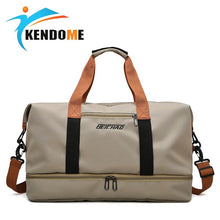 Load image into Gallery viewer, Leisure Travel Handbag Dry and Wet Separation Sport Fitness Bag Large Capacity Yoga Gym Swimming Waterproof Backpack