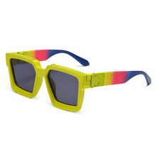 Load image into Gallery viewer, SHAUNA Retro Square Sunglasses Women Brand Designer Summer Styles Candy Colors Fashion Silver Mirror Shades Men UV400