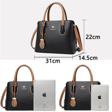 Load image into Gallery viewer, 2 Layers Quality Leather Luxury Handbags Women Bags Designer Crossbody Bags for Women 2021 Large Capacity Tote Bag Sac A Main