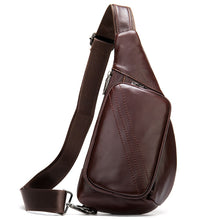 Load image into Gallery viewer, WESTAL Men's Shoulder Bag Men's Genuine Leather Chest Pack Man Sling Messenger Bags Belt Small Crossbody Bags Side Bags for Men