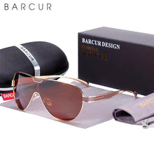 Load image into Gallery viewer, BARCUR Driving Polarized Sunglasses Men Brand Designer Sun Glasses For Men Sports Eyewear Lunette De Soleil Homme