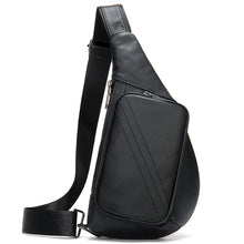 Load image into Gallery viewer, WESTAL Men's Shoulder Bag Men's Genuine Leather Chest Pack Man Sling Messenger Bags Belt Small Crossbody Bags Side Bags for Men