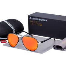 Load image into Gallery viewer, BARCUR New Polarized Sunglasses Men Women Driving Sun Glasses Male Goggle UV400 Gafas De Sol