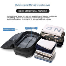 Load image into Gallery viewer, Travel Backpack Men's Business Multifunction Computer Bag Vacuum Compression Large-capacity Backpack