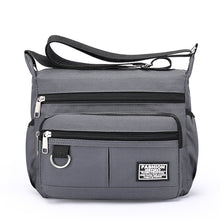Load image into Gallery viewer, Men's Outdoor Leisure Multi-layer Zipper Messenger Bag