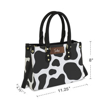 Load image into Gallery viewer, Cow Print 1 PU Leather Handbag-Small (Model 1747)