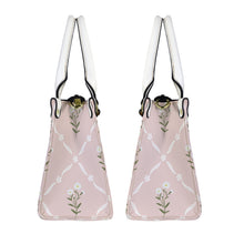 Load image into Gallery viewer, Delicate Flowers PU Leather Handbag-Small (Model 1747)