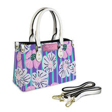 Load image into Gallery viewer, 100 flowers PU Leather Handbag-Small (Model 1747)