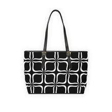 Load image into Gallery viewer, Black Leaf PU Leather Shoulder Bag