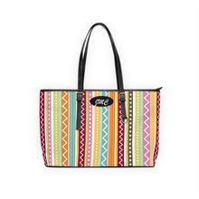 Load image into Gallery viewer, Zig Zag Colors PU Leather Shoulder Bag