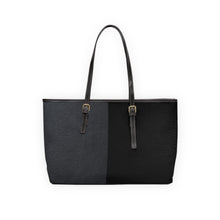 Load image into Gallery viewer, Gray/Black day PU Leather Shoulder Bag