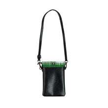Load image into Gallery viewer, Green Soccer Small Cell Phone Wallet