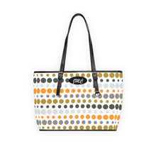 Load image into Gallery viewer, Orange Dot Splash PU Leather Shoulder Bag