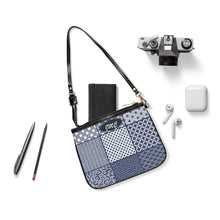 Load image into Gallery viewer, Blue Squares 4 Small Shoulder Bag