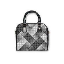 Load image into Gallery viewer, Blazing Black Shoulder Handbag