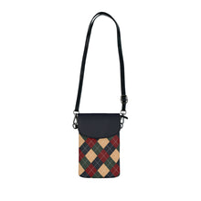 Load image into Gallery viewer, Shining Plaid Small Cell Phone Wallet