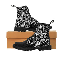 Load image into Gallery viewer, Run on Letters Men's/Youth Canvas Boots