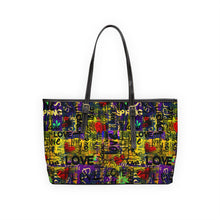 Load image into Gallery viewer, Purple Love PU Leather Shoulder Bag