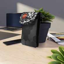 Load image into Gallery viewer, Flowered Basketball Small Cell Phone Wallet