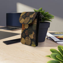 Load image into Gallery viewer, Brown Moon 2 Small Cell Phone Wallet