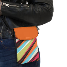 Load image into Gallery viewer, Orange Flag Small Cell Phone Wallet