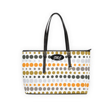 Load image into Gallery viewer, Orange Dot Splash PU Leather Shoulder Bag
