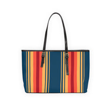 Load image into Gallery viewer, Blue Splash PU Leather Shoulder Bag