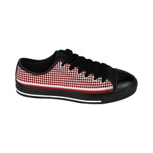 Load image into Gallery viewer, Red Checks Women's/Youth Sneakers