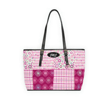 Load image into Gallery viewer, Purple Flower PU Leather Shoulder Bag