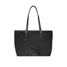 Load image into Gallery viewer, Swirling Black PU Leather Shoulder Bag
