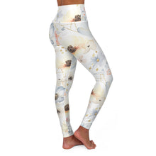 Load image into Gallery viewer, Shining Flowers High Waisted Yoga Leggings