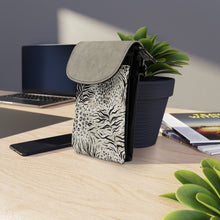 Load image into Gallery viewer, Black Branch Small Cell Phone Wallet