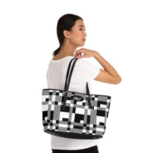 Load image into Gallery viewer, Track Blocks PU Leather Shoulder Bag