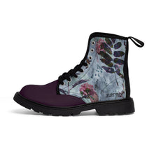 Load image into Gallery viewer, Purple Nature Women's Youth Canvas Boots