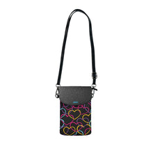 Load image into Gallery viewer, Blue Heart Small Cell Phone Wallet