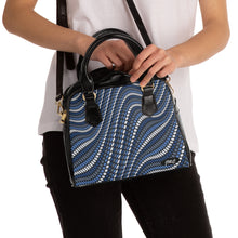 Load image into Gallery viewer, Wavy Blue 3D Shoulder Handbag