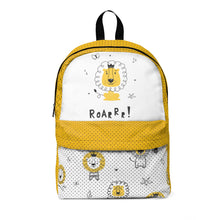 Load image into Gallery viewer, Lion in Caged Zoo Unisex Baby Classic Backpack/Diaper Bag