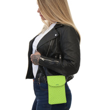 Load image into Gallery viewer, Lime Green 2 Small Cell Phone Wallet