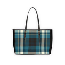 Load image into Gallery viewer, Blueberry Plaid PU Leather Shoulder Bag
