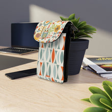 Load image into Gallery viewer, Owl Dance Small Cell Phone Wallet