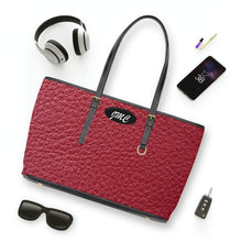 Load image into Gallery viewer, Deep Burgundy PU Leather Shoulder Bag