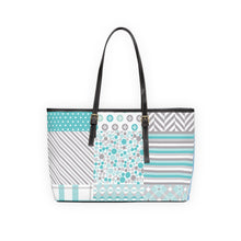 Load image into Gallery viewer, Blue Float PU Leather Shoulder Bag