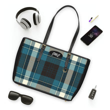 Load image into Gallery viewer, Blueberry Plaid PU Leather Shoulder Bag