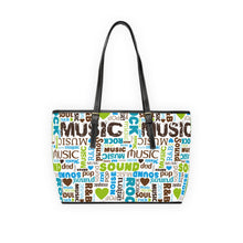 Load image into Gallery viewer, I Love Music PU Leather Shoulder Bag