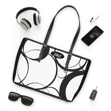 Load image into Gallery viewer, Two Tone Circle PU Leather Shoulder Bag