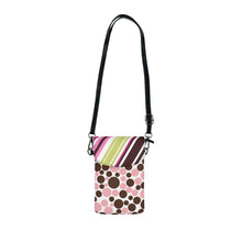 Load image into Gallery viewer, Big Polka Pink Small Cell Phone Wallet